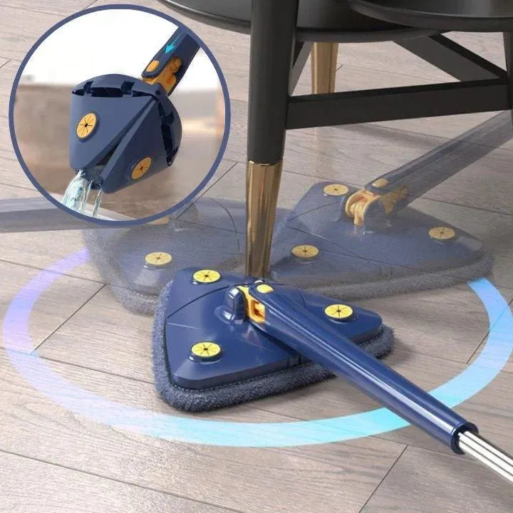 Outil de nettoyage rotatif avec poignée télescopique ergonomique