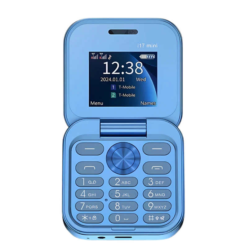 Téléphone portable pliable Dual Sim compact polyvalent