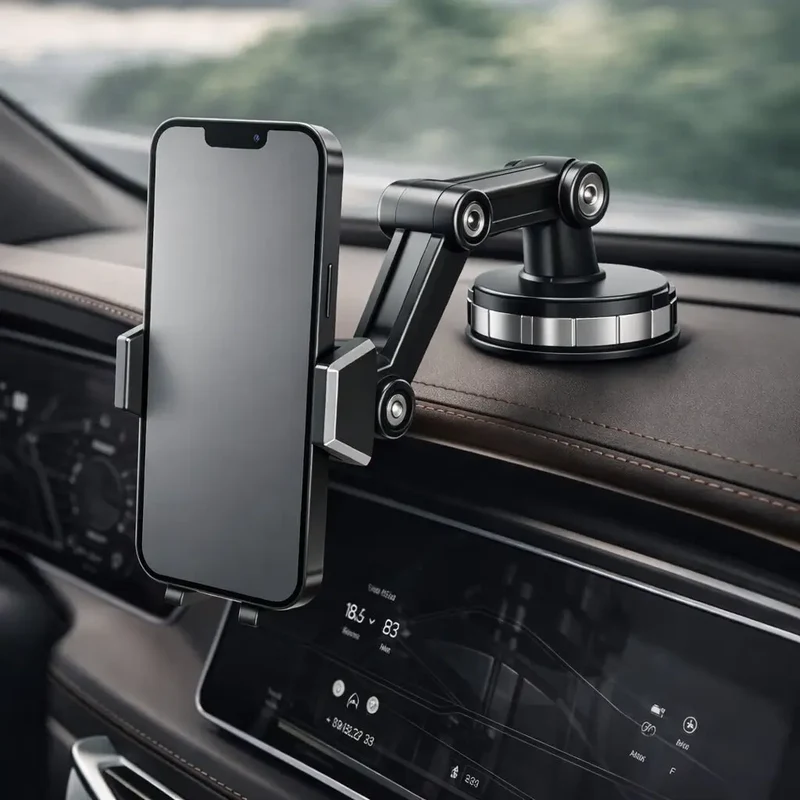 Support téléphone voiture Bras articulé réglable Rotation