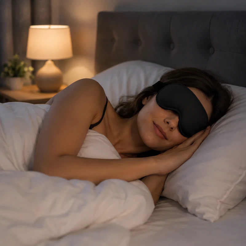 Masque de sommeil Unisexe Confortable Bandeau ajustable