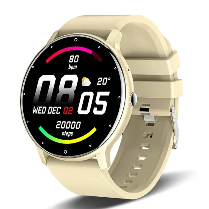 Montre Connectée Unisexe Écran Tactile Compatible Android iOS