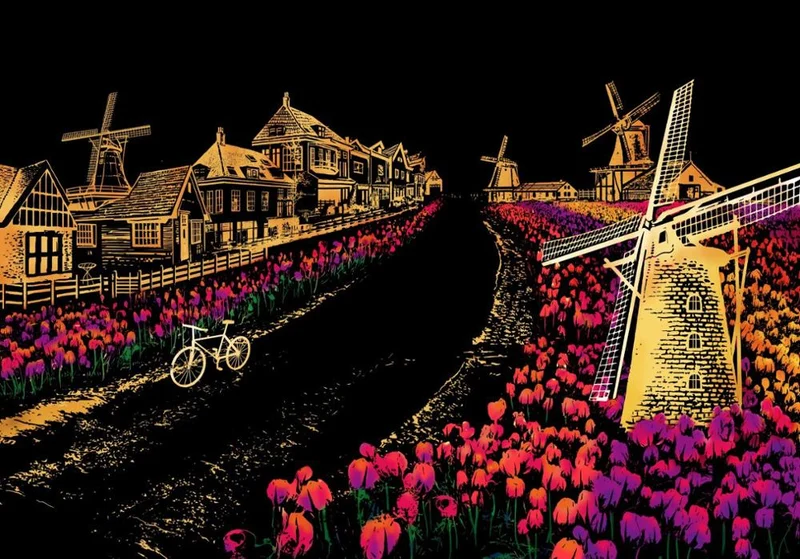 Boîte de Peinture Créative Colorée pour Tous Âges