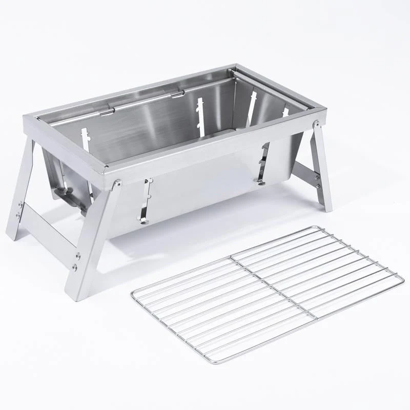 Gril Pliable BBQ Extérieur Robuste pour Camping
