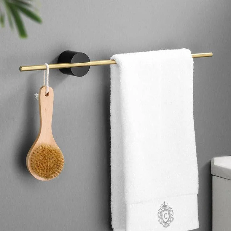 Support de Serviette Métal Chromé Réglable Moderne