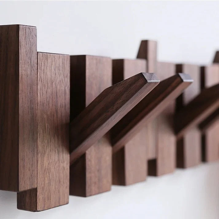 Porte-Manteau en Bois Design Élégant pour Piano