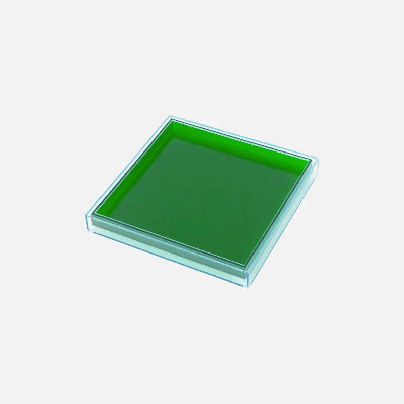 Plateau de Service Acrylique Coloré Élégant