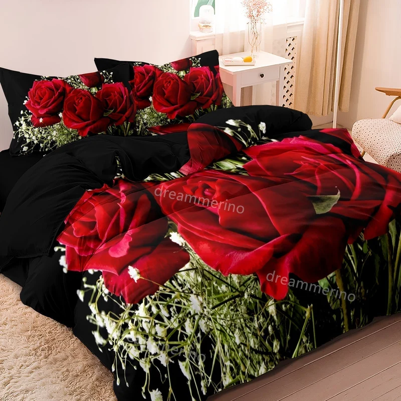 Literie Élégante Rose Pâle pour Chambre à Coucher