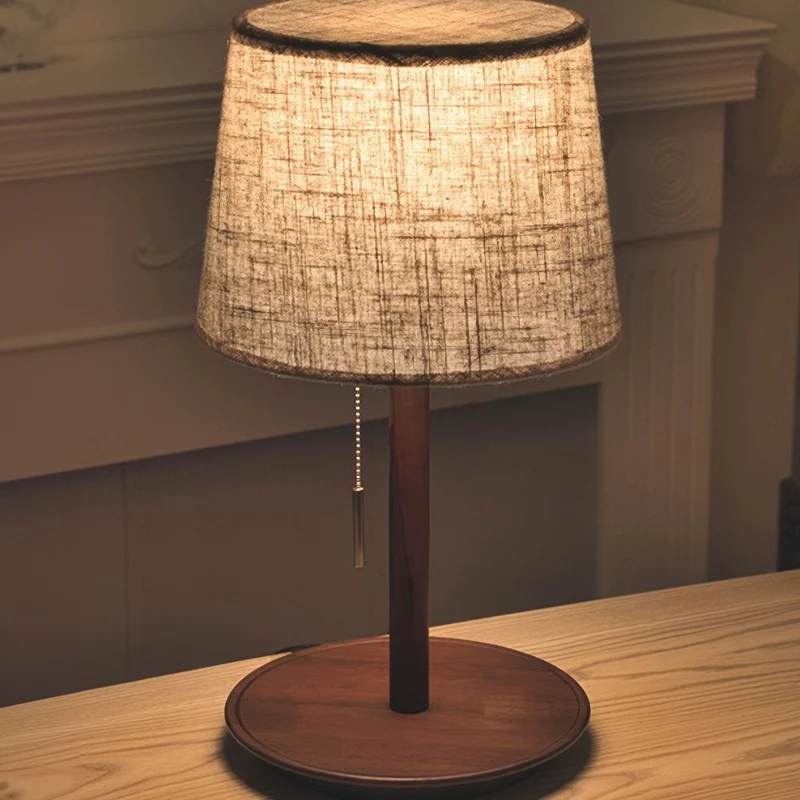 Lampe de Bureau Bois Chic Éclairage Doux