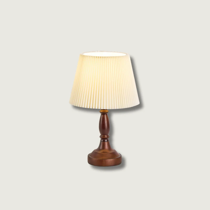 Lampe de Bureau en Bois Chêne Élégante