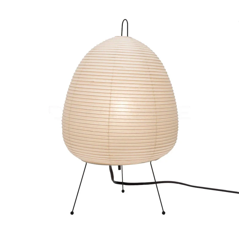 Lampe de Bureau Japonaise en Papier Délicat