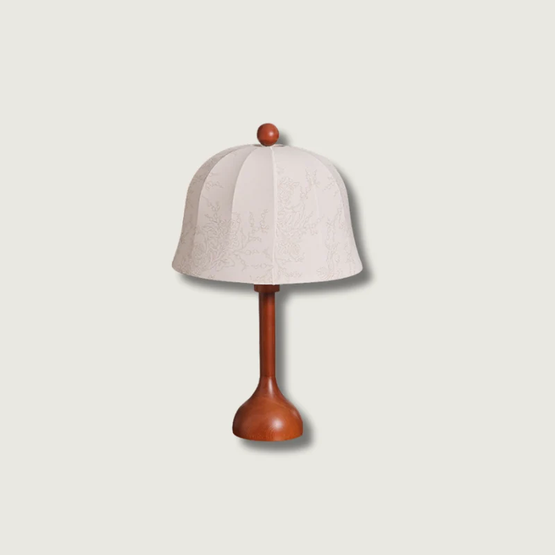 Lampe de Nuit en Bois Chaleureuse et Rustique