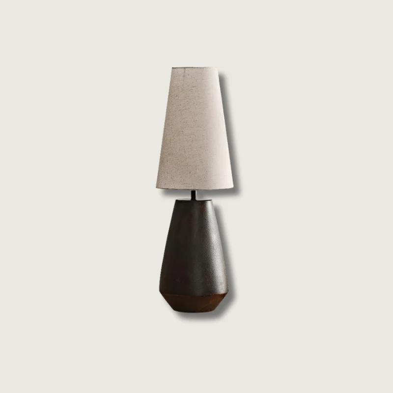 Lampe de Table en Terre Cuite Chaleureuse