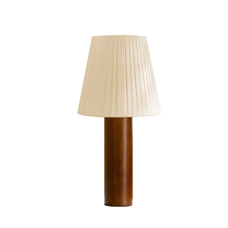 Lampe de Table Bois Massif Chaleureuse