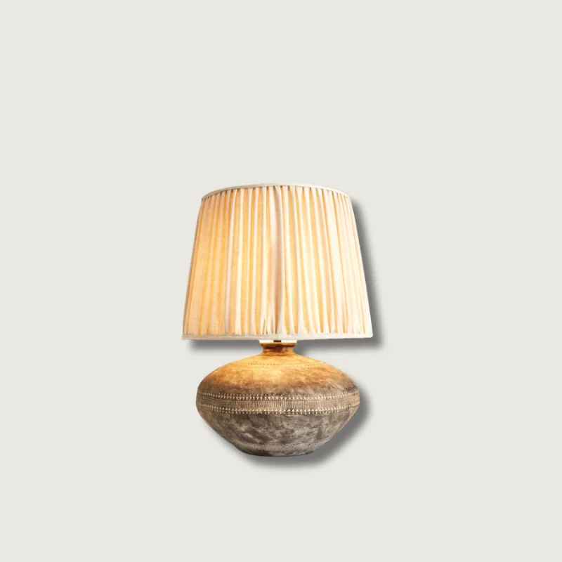 Lampe de Table Céramique Chic avec Éclairage Doux