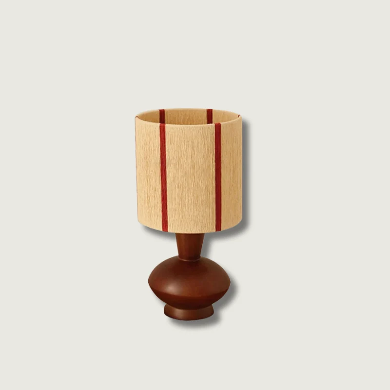 Lampe de Table en Bois Massif | Chalet Chic et Lumière Douce