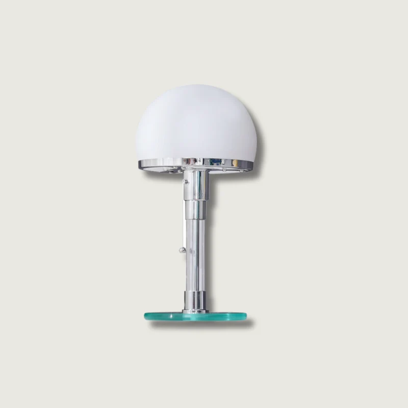 Lampe de Bureau Métal Brillant | Style Rond et Lumineux
