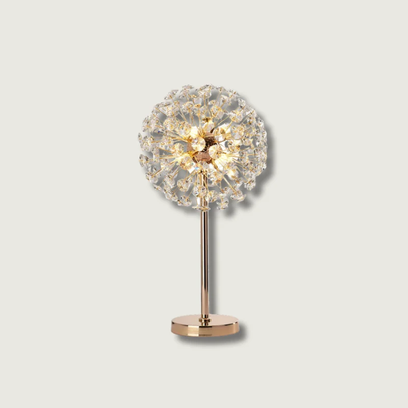 Lampe de Table Cristal Délicat | Style Raffiné pour Maison