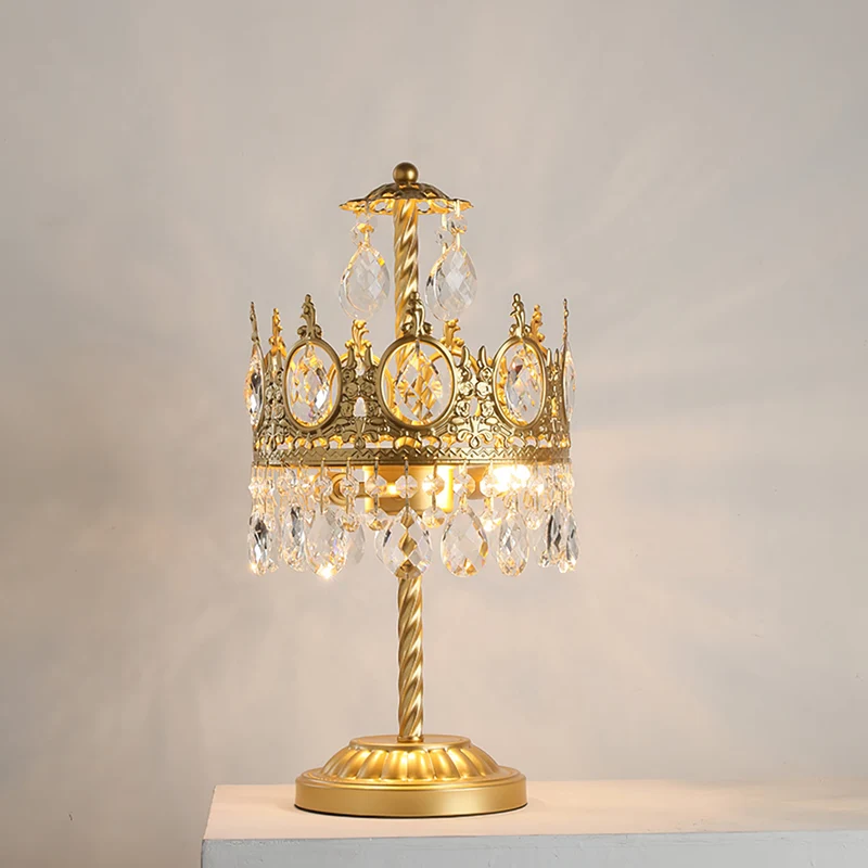 Lampe de Table Cristal Chic et Raffinée