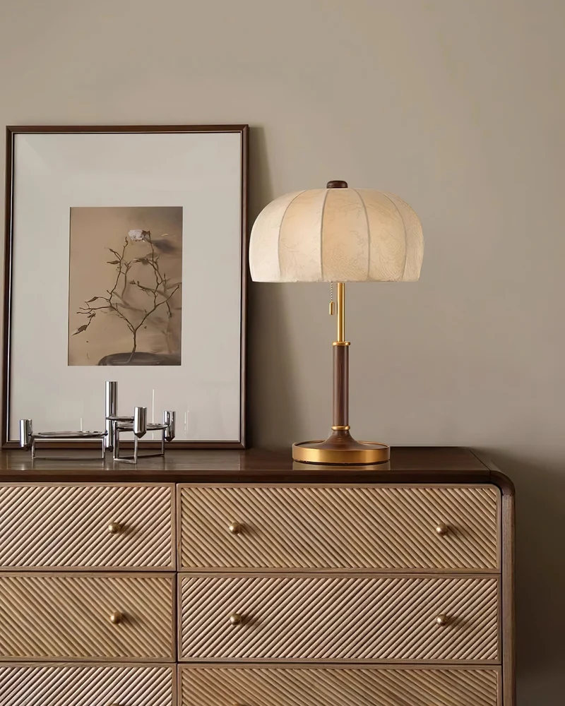 Lampe de Table Design en Lin | Éclairage Doux et Intime