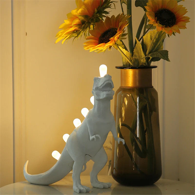 Lampe de Bureau Originale Dinosaure | Décoration Lumineuse Étonnante