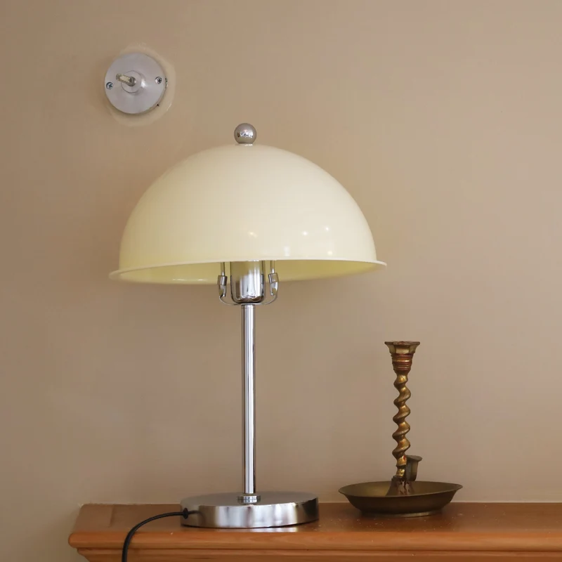 Lampe de Bureau Moderne Argentée