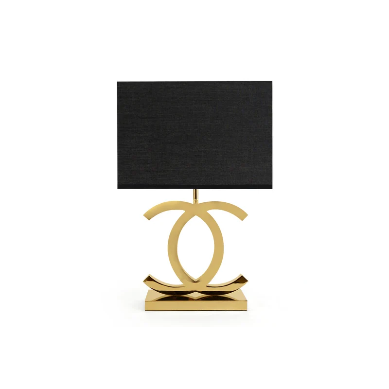 Lampe de Bureau en Métal Brillant | Style Nordique et Raffiné