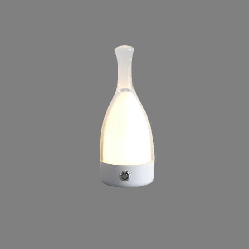Lampe de Table en Verre Élégant | Éclairage Doux et Chauffage Intime