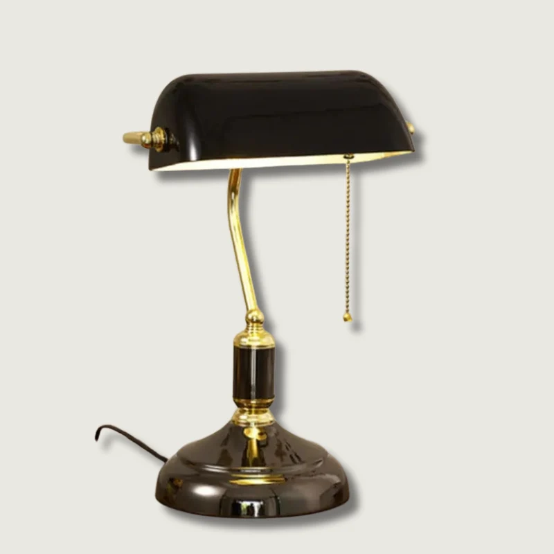 Lampe de Bureau en Verre Cristal
