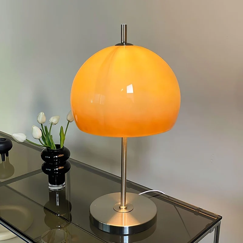 Lampe de Table Design Rétro avec Éclairage Chaleureux