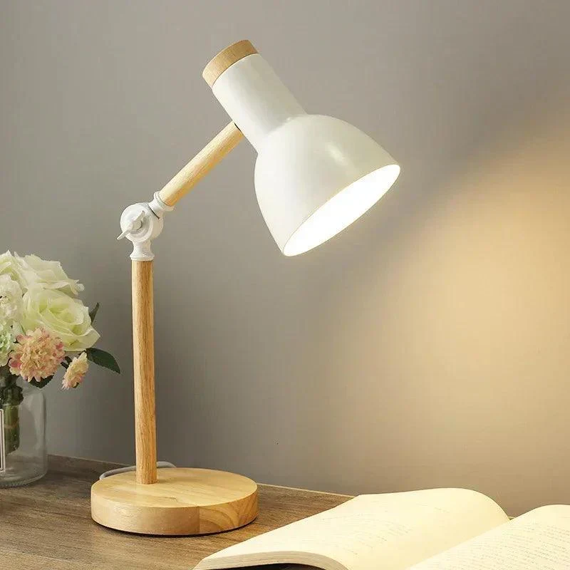Lampe de Table Bois Nordique Élégante