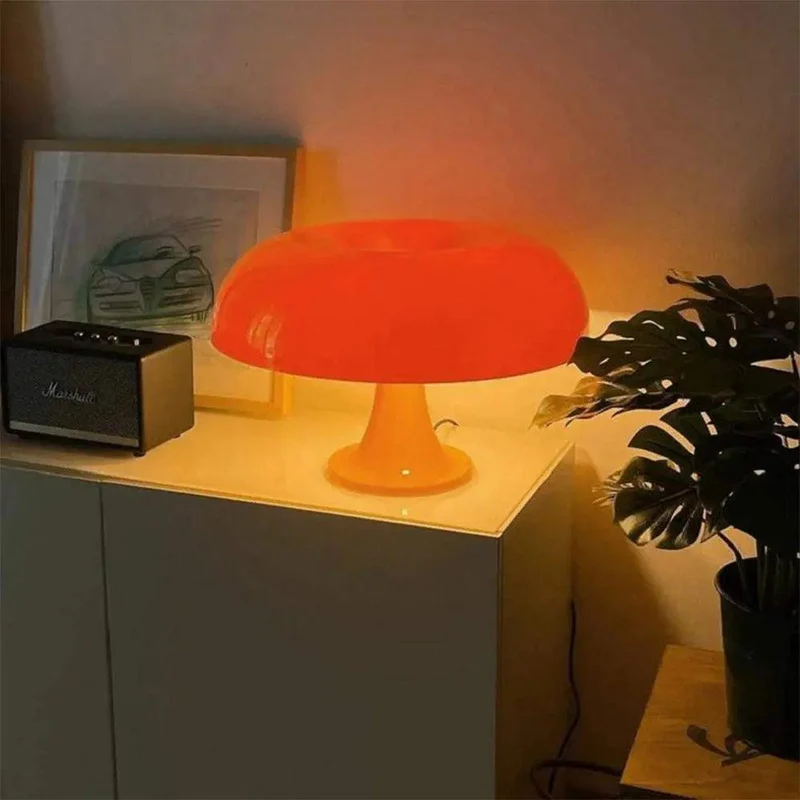 Lampe de Bureau en Verre Transparente et Raffinée