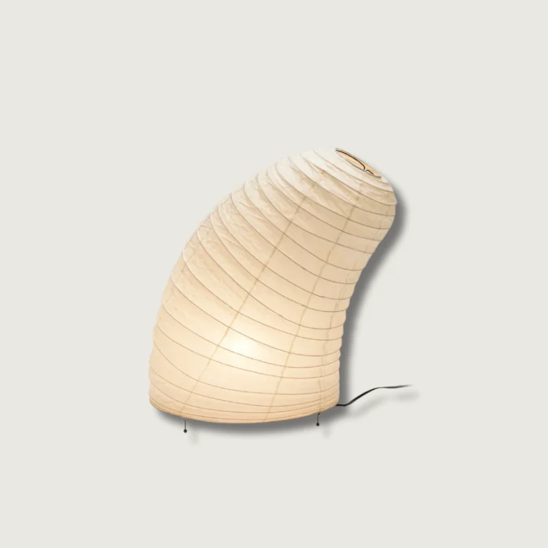Lampe de Table en Papier de Mûrier | Style Naturel et Raffiné