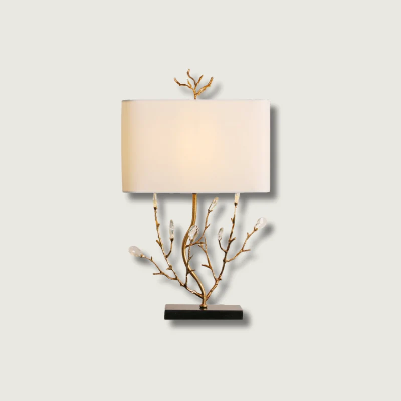 Lampe de Bureau en Métal | Style Chic et Rustique