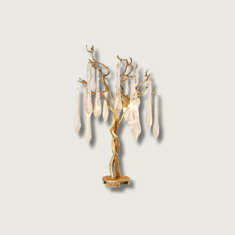 Lampe de Table Élégante en Métal et Verre