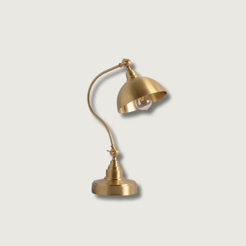 Lampe de Bureau en Métal Chic et Régulable