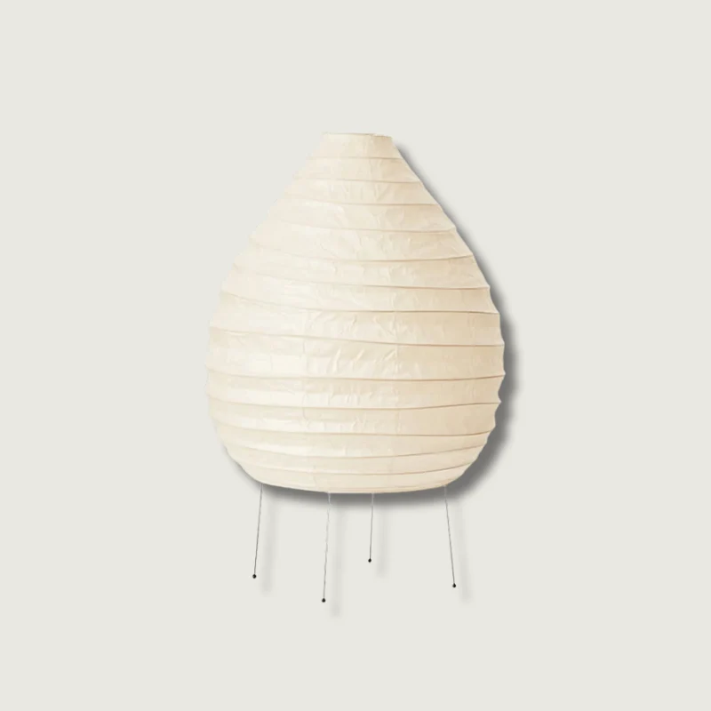 Lampe de Table en Papier de Mûrier | Design Chic et Ambiance