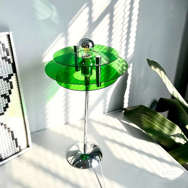 Lampe de Bureau Moderne en Verre