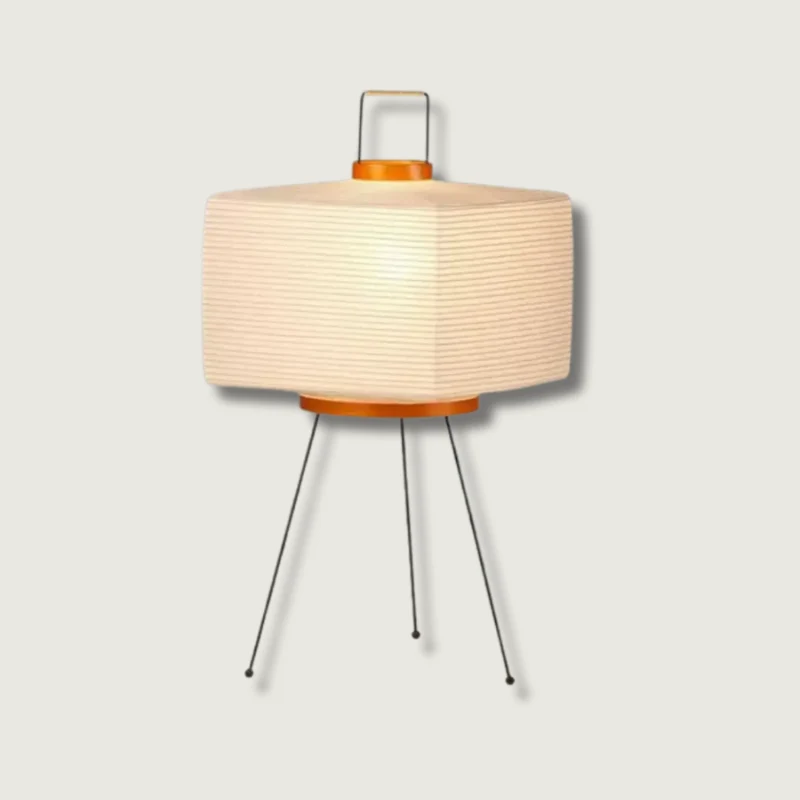 Lampe en Papier de Riz Élégante Minimaliste