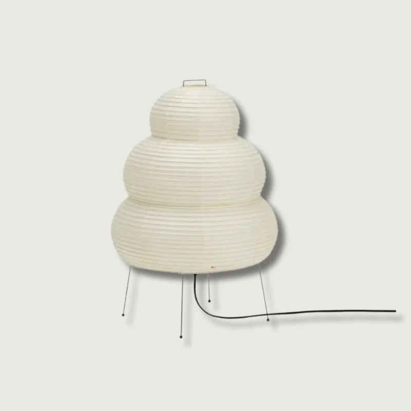 Lampe LED Écologique en Fibre Naturelle