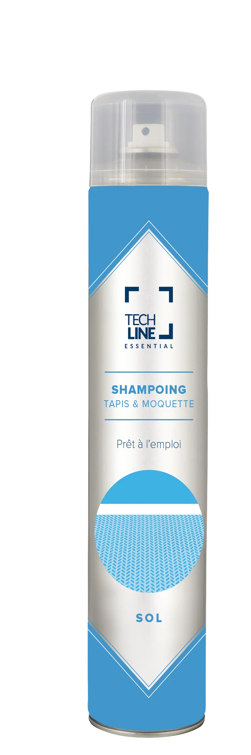 NETTOYANT TAPIS ET MOQUETTE TECHLINE AEROSOL 750ML
