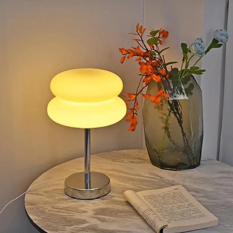 Lampe de Bureau en Verre Transparent Moderne