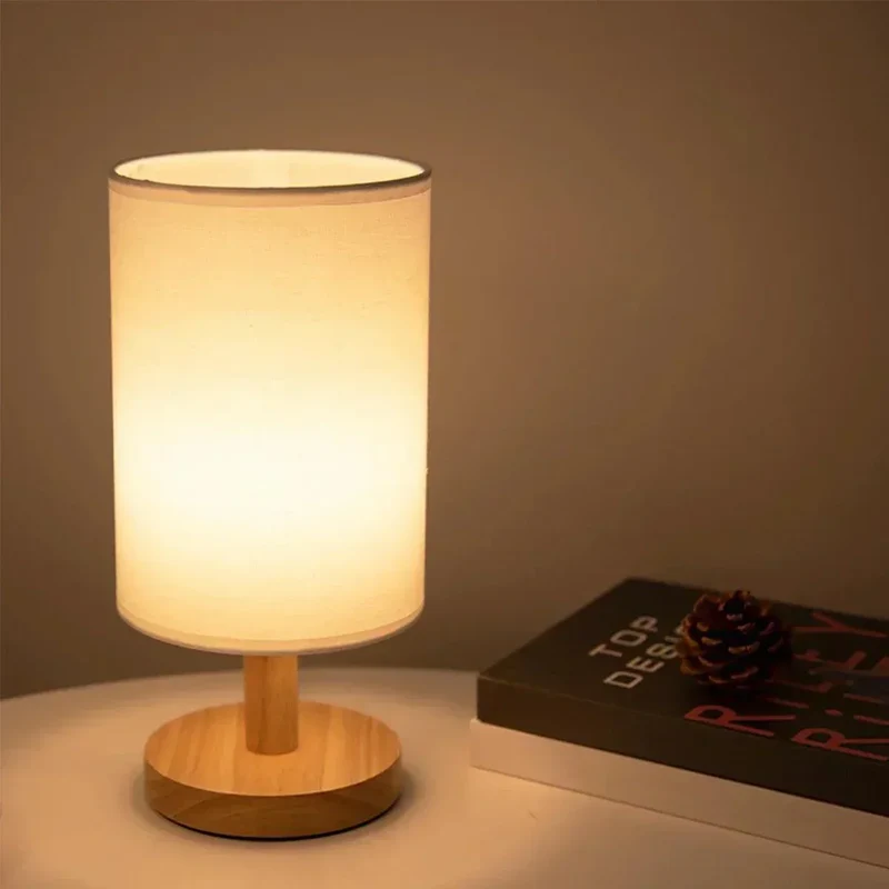 Lampe Bois Naturel Élégante | Éclairage LED Doux et Chaleureux