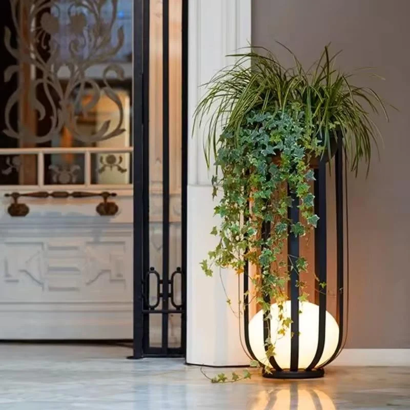 Lampe Jardin Solaire Élégante | Éclairage Extérieur Économe