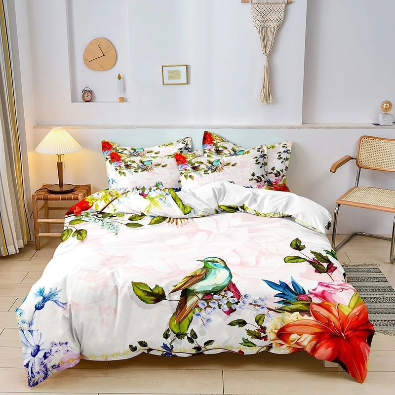 Draps de Lit Fleurs et Papillons | Douceur et Raffinement