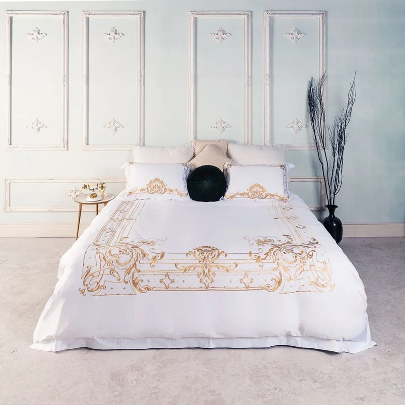 Draps de Luxe Coton Fin pour Chambre Élégante