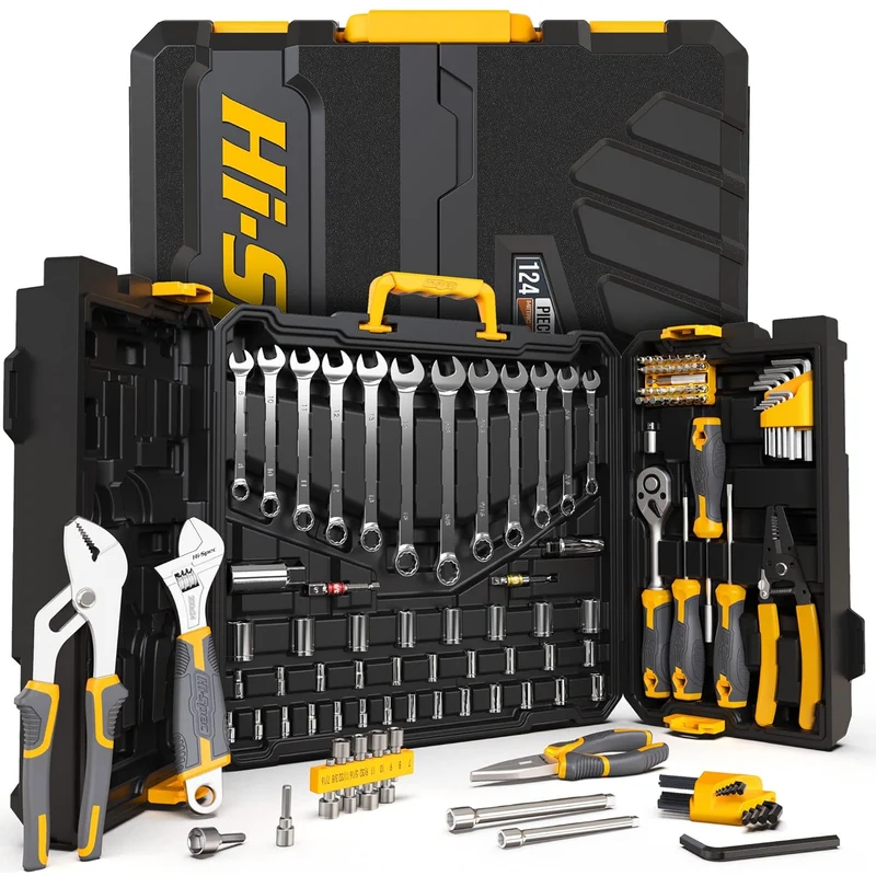 Kit d'outils manuels de 124 éléments