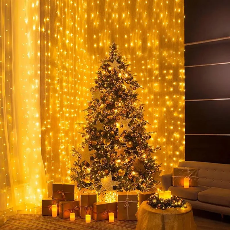 Rideau lumineux LED 3x3m