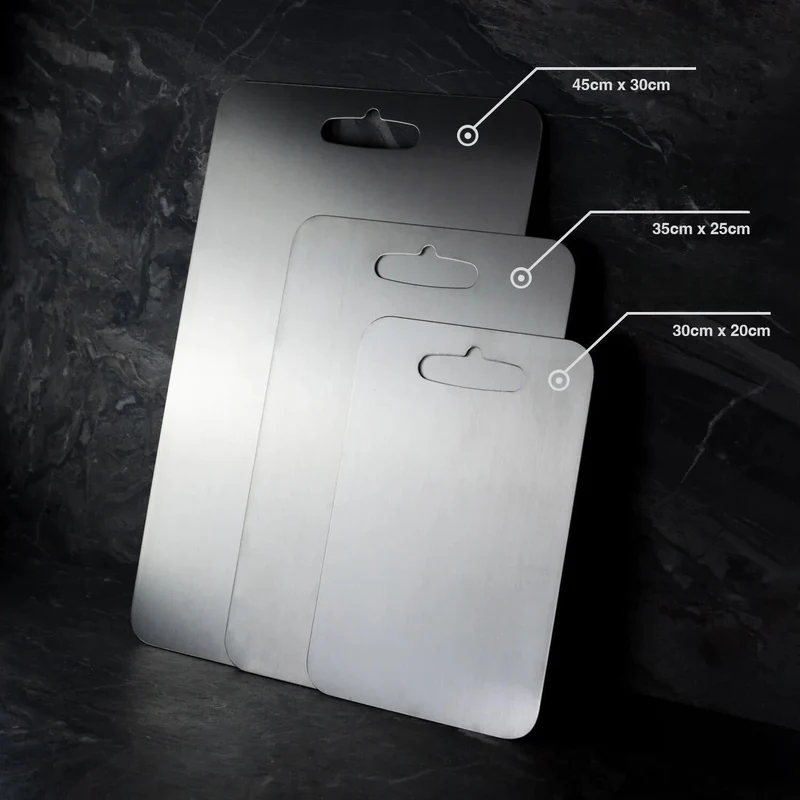 Planche à Découper Inox Hygiénique pour Cuisine