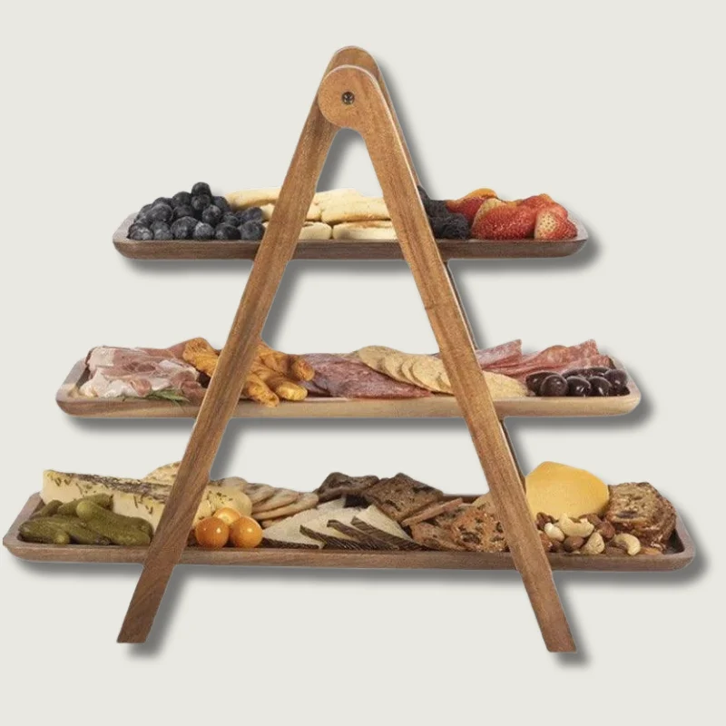Plateau Bois Massif Rustique pour Servir