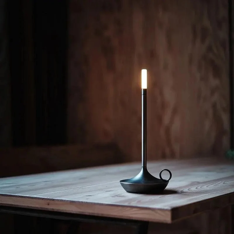 Lampe Bougie Réglable en Métal | Style Chic et Énergétique